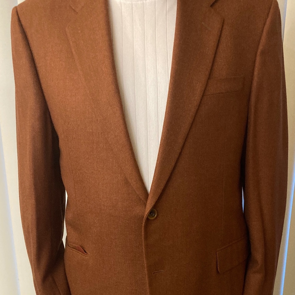 Hickey Freeman Silk & Wool Men's Suit Sport Jacket 46R Nautica Slacks